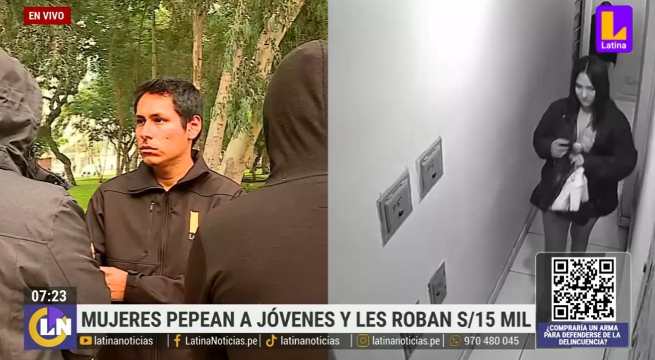 Vivieron una noche de terror: Mujeres 'pepean' a dos amigos y les roban 15 mil soles | VIDEO