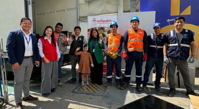 Latina Televisión contribuye con donación a Aniquem en el Día Mundial del Reciclaje