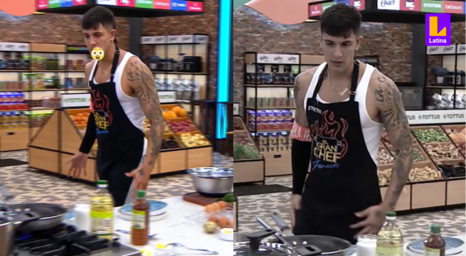 El Gran Chef Famosos: Emil Jaime entra en desesperación al romper dos huevos
