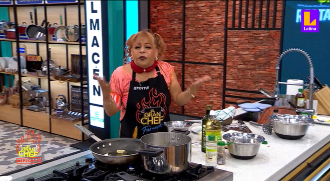El Gran Chef Famosos: Zelma Gálvez nerviosa por la imponente mirada del jurado: 