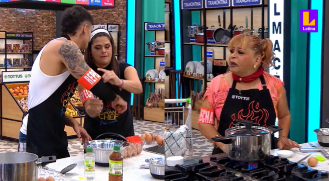 El Gran Chef Famosos: Zelma Gálvez se pone celosa de Giovanna Valcárcel tras coquetear con Emil