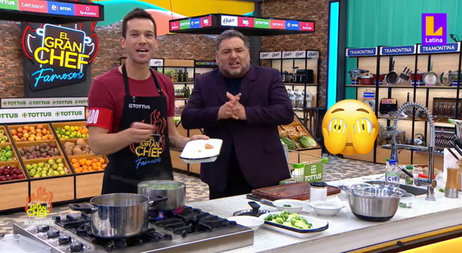 El Gran Chef Famosos: Juan Carlos Rey de Castro y Javier Masías vivieron tenso momento en la cocina  