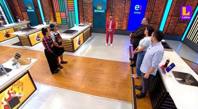 El Gran Chef Famosos, El Restaurante: Juan Carlos Rey de Castro, Mathías Brivio y Emilram Cossío a Noche de Eliminación