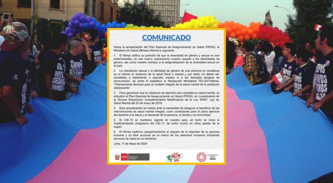 El MINSA explica por qué ha calificado en un decreto la transexualidad como enfermedad
