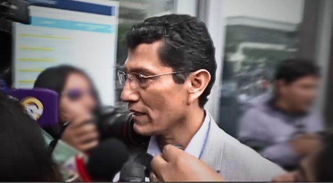 Harvey Colchado en la Fiscalía: 