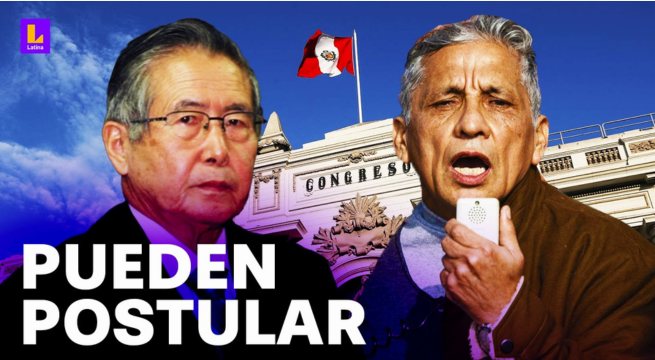 Antauro Humala y Alberto Fujimori pueden postular a la presidencia porque Congreso no se pone de acuerdo sobre ley