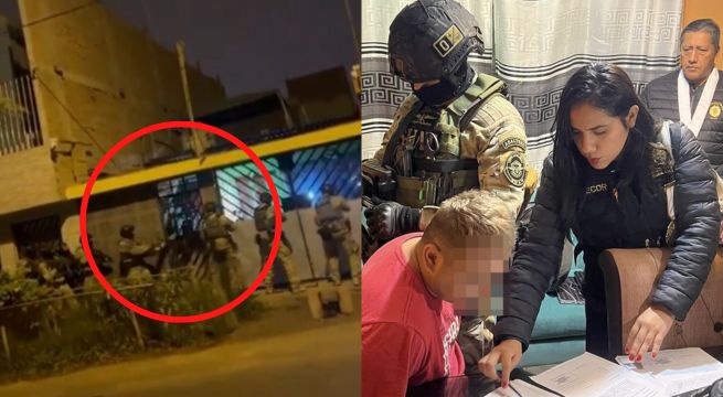 Fiscalía contra la Criminalidad Organizada dirige megaoperativo contra banda de tráfico de terrenos y extorsión