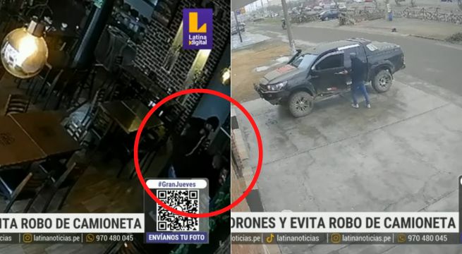 Pareja de esposos enfrenta a ladrones y evita el robo de su camioneta [VIDEO]