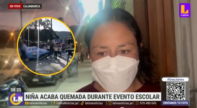 Menor de 7 años sufre quemadura en actuación escolar | VIDEO