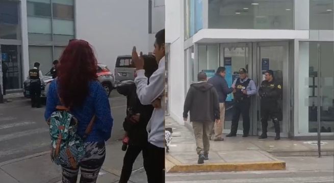 Delincuentes armados asaltan banco en Los Olivos | VIDEO