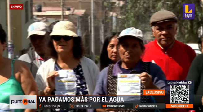 Los vecinos de Lima y Callao que pagan más por el agua