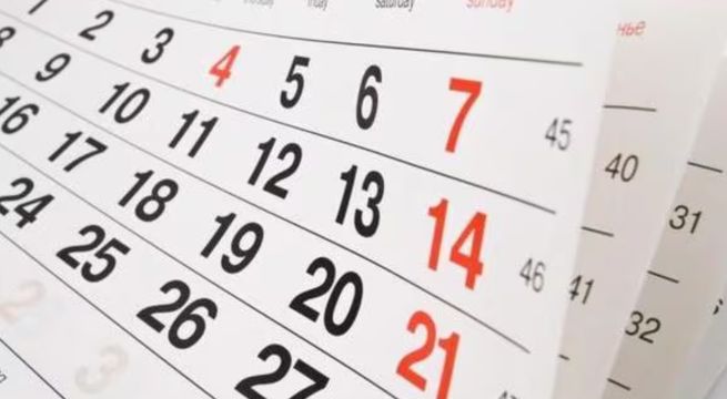 ¡Atención! Entérate cuáles son los días feriados y no laborables en diciembre