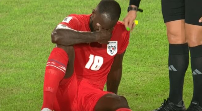 Así fue la dolorosa lesión de Waterman en amistoso con Panamá | VIDEO