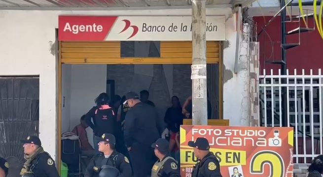 Roban más de 15 millones de soles al Banco de la Nación