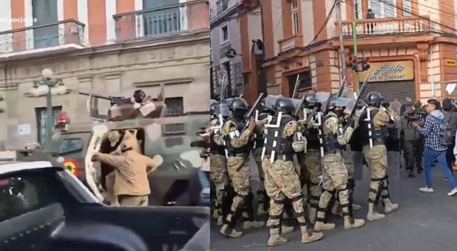 Militares se retiran de sede del Ejecutivo de Bolivia tras intento de golpe de Estado