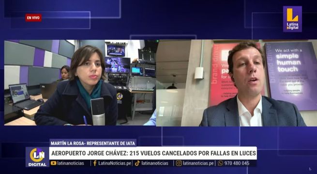 Martín La Rosa tras falla eléctrica en Aeropuerto Jorge Chávez: 