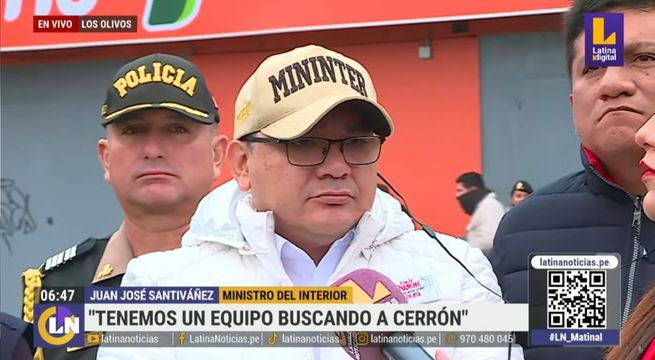 Ministro del Interior explica por qué aún no se captura a Vladimir Cerrón