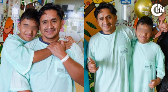 Padre dona riñón para salvar la vida de su hijo en INSN San Borja