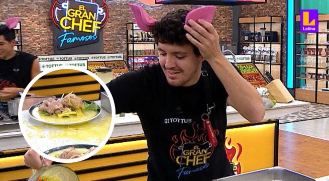 El Gran Chef Famosos: Checho Ibarra recrea su interpretación de “Soy cordobés” con Peláez