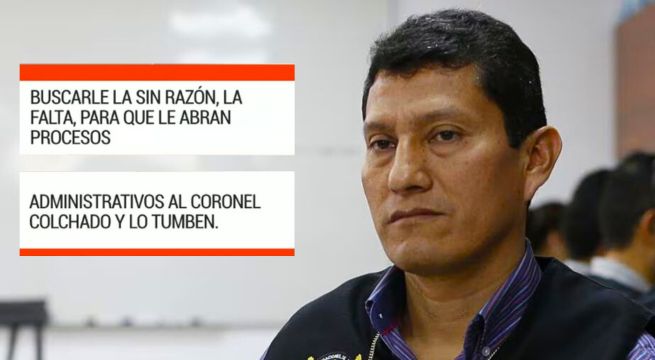 Testigo señala que la presidenta Boluarte habría ordenado crear procesos en contra de Harvey Colchado