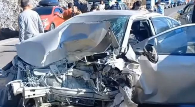 Carretera Central: un muerto y heridos de gravedad tras triple choque