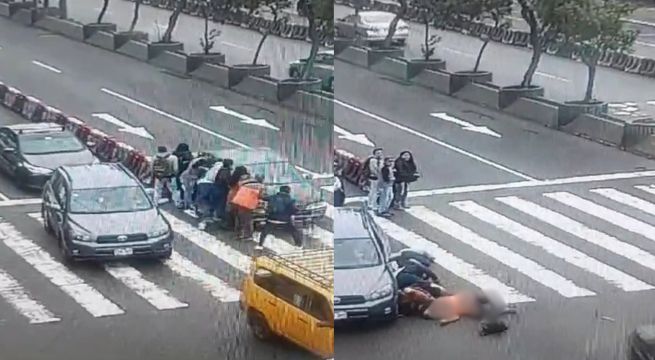 Conductor atropella a personas que intentaban cruzar la av. Abancay: accidente dejó 6 heridos