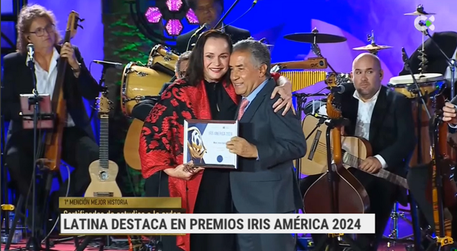 Latina y 'Punto Final' fueron reconocidos en los Premios Iris América 2024