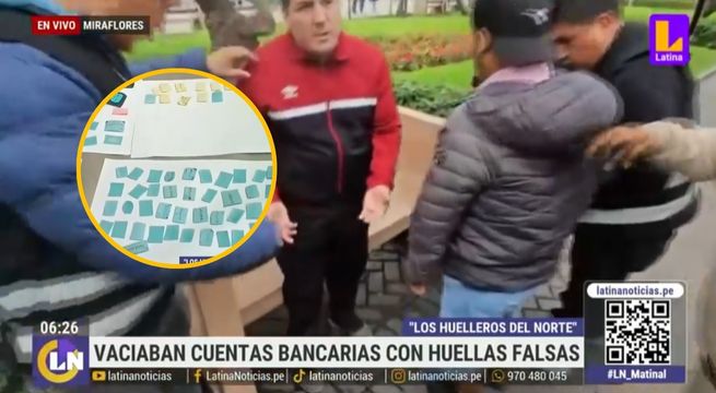 Delincuentes vaciaban cuentas bancarias con huellas falsas: ¿Funcionarios de Reniec involucrados?