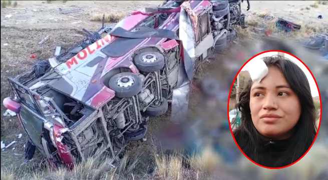 Sobreviviente de accidente de bus en Ayacucho: 