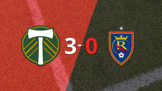 Real Salt Lake sucumbe ante Portland Timbers en una goleada 3-0