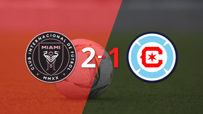 Chicago Fire no pudo con Inter Miami y perdió 2 a 1