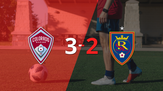 Andres Gómez anotó dos goles, pero Real Salt Lake no pudo evitar la derrota frente a Colorado Rapids
