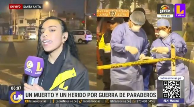 Ataque de sicarios deja un muerto y un herido en Santa Anita