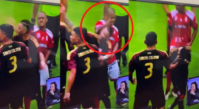 'Pato' Arce recibió tremenda cachetada en la Copa América Penitenciaria [VIDEO]