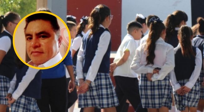Docente es grabado mientras acosaba a una escolar: 