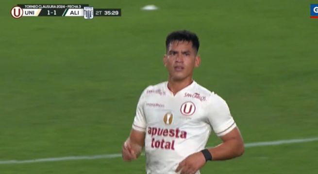 'Tunche' Rivera anota de cabeza y pone el empate ante Alianza Lima [VIDEO]