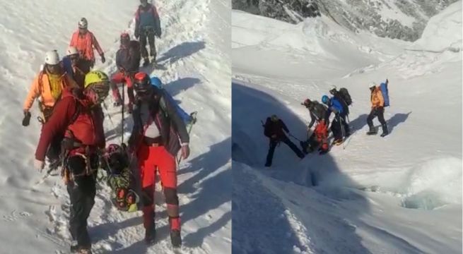 Hallan cuerpo de turista montañista en el nevado Huascarán
