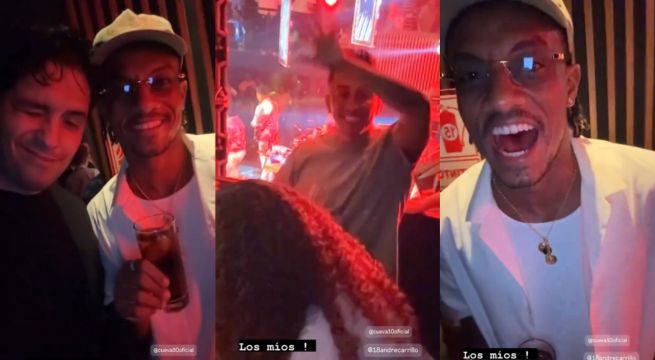 Cueva y Carrillo son captados en discoteca tras eliminación de la Copa América [VIDEO]
