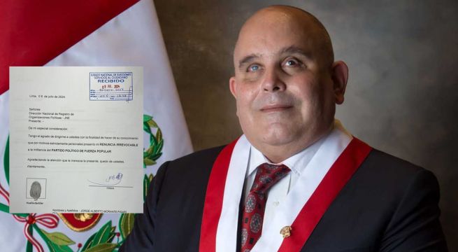 Congresista Jorge Morante presenta su renuncia a Fuerza Popular: ¿A qué bancada irá?