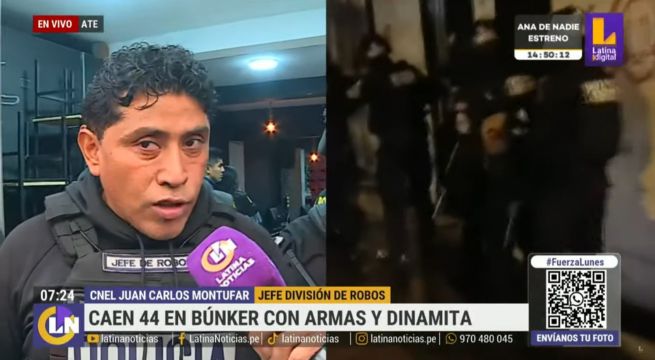 PNP allana búnker de banda criminal 