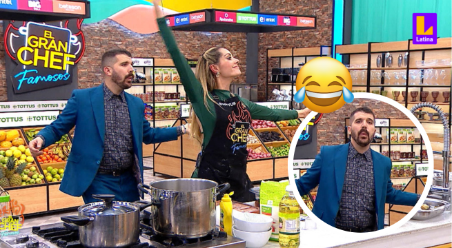 El Gran Chef Famosos: Brenda Carvalho SORPRENDE y baila al ritmo del CURIOSO silbido de Peláez