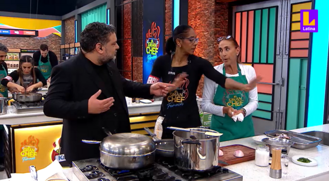 El Gran Chef Famosos: Javier Masías le recuerda a Natalia Málaga la vez que le dio plástico