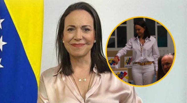 María Corina Machado tras sufragar en Elecciones de Venezuela: 