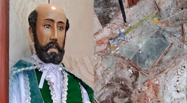 Sujeto roban joyas y corona de San Pedro en Huaura