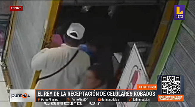 Exclusivo: El rey de la receptación de celulares robados