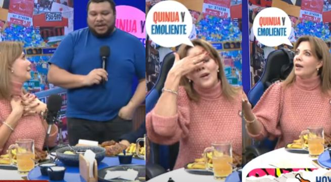 Maritere se horroriza al ver comer a 'Osito': 