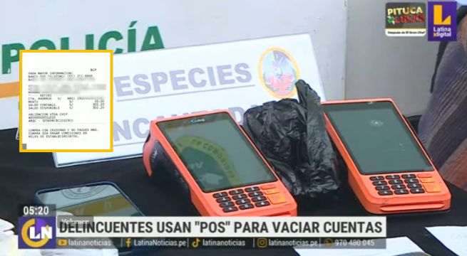 Nueva movilidad de robo: utilizan POS y vouchers para suplantar identidad