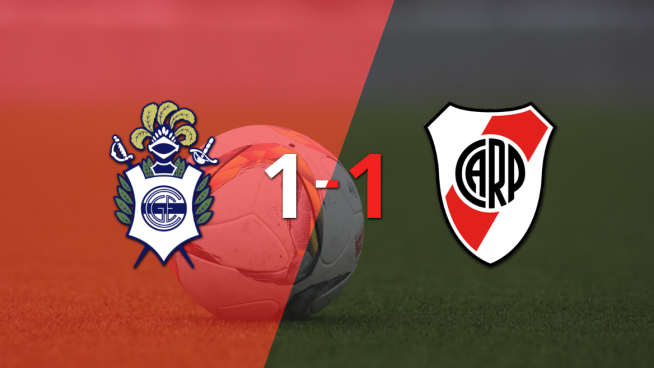 Reparto de puntos en el empate a uno entre Gimnasia y River Plate