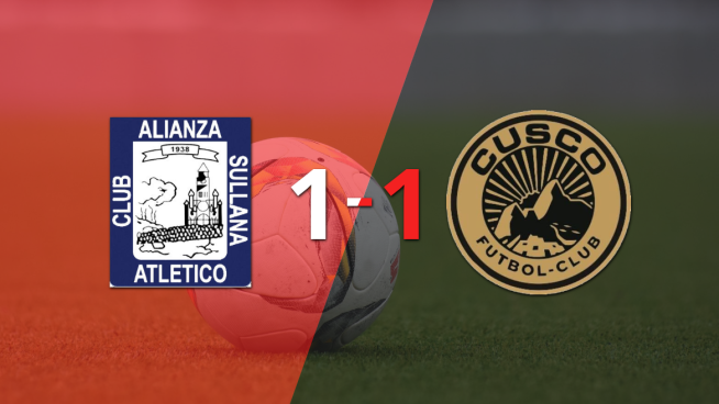Alianza Atlético y Cusco FC igualaron 1 a 1