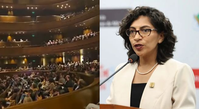 Ministra de Cultura, Leslie Urteaga, fue pifiada en el Festival del Cine: 